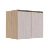 Módulo Balcão 80cm 2 Portas 100% MDF Cozinha Modulada Gold Robel Hanover/Aspen