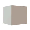 Módulo Balcão 80cm Para Embutir Forno 100% MDF Cozinha Modulada Robel Branco/Fendi Matte