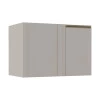 Módulo Balcao De Canto Reto 100cm Direito 100% MDF  Cozinha Modulada Gold Robel Fendi/Fendi