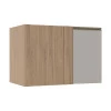Módulo Balcao De Canto Reto 100cm Direito 100% MDF Cozinha Modulada Gold Robel Hanover/Fendi