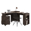 Conjunto de Mesa Para Escritório Estudos Alessa M1 M2 Lukaliam Noce