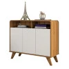 Buffet Balcão 3 Portas Eccos Fabrimoveis Nature/Off White