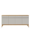 Buffet 190cm Sala Jantar 4 Portas Magnum EDN Fendi/Freijo