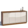 Buffet Para Sala de Jantar 4 Portas 1.60 Ópera Imcal Off White/Freijó