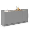 Buffet Sala Jantar Sublime 1.6 Gelius Cinza/Off White