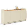 Buffet Sala Jantar Sublime 1.6 Gelius Off White/Naturale