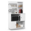 Cantinho do Café Balcão Para Micro-Ondas  90cm Aconchego Patrimar Branco