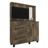 Cômoda com Painel Para TV Munique RV Móveis Amadeirado
