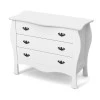Cômoda Retrô 03 Gavetas 114cm Liz Patrimar Branco