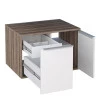 Módulo Suspenso Para Banheiro Arati 60 Cozimax Branco/Tamarindo