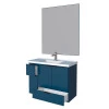 Conjunto Para Banheiro Orquídea 80 Com Espelho Bisotê 800x850 Cozimax Azul