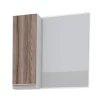 Espelho Para Banheiro Madeira Ibaté 60 Cozimax Branco/Tamarindo