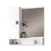 Espelho Para Banheiro Madeira Orquídea 60 Cozimax Branco