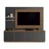 Estante Home Para TV até 55 Luz EDN Naturale/Grafite