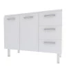 Gabinete de Pia 120 Apolo Flat 3G Cozimax Branco 