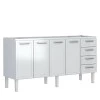 Gabinete de Pia 180 Apolo Flat 4G Cozimax Branco