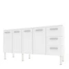 Gabinete de Pia 180 Apolo Flat 3G Cozimax Branco