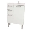 Gabinete Para Banheiro Aço Cereja 60 Cozimax Branco