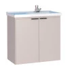 Gabinete Para Banheiro Madeira Aster 60 Com Lavatório Cozimax Nude