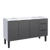 Gabinete de Aço Para Pia 150cm 3 Portas 3 Gavetas Júpiter Cozimax Preto