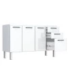 Gabinete de Pia 140 Eros Flat 3G Cozimax Branco