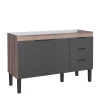 Gabinete Para Pia 140cm Madeira Flamingo Cozimax Preto/Tamarindo