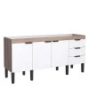 Gabinete De Cozinha Para Pia 180cm Madeira Flamingo Cozimax Branco/Tamarindo