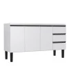 Gabinete de Aço Para Pia 150cm 3 Portas 3 Gavetas Netuno Cozimax Branco