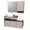 Conjunto de Banheiro Completo Aimoré 100 Cozimax Nudi/Tamarindo