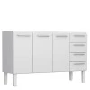 Gabinete de Pia 160 Vênus Flat 4G Cozimax Branco