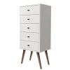 Gaveteiro Cômoda Retrô 4 Gavetas 1717 JB Bechara Branco