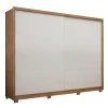 Guarda Roupa 2 Portas 100% MDF Apolo Gelius Madeirado/Off White