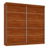 Guarda Roupa 2 Portas de Correr Camboriu Mirarack Ipê