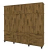 Guarda Roupa 5 Portas Diamante 2.4 Fabrimoveis Madeirado