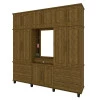 Guarda Roupa 12 Portas Diamante Capelinha Fabrimoveis Imbuia