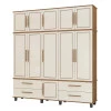 Guarda Roupa 5 Portas House Fabrimoveis Freijo/Off White