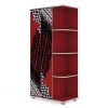 Guarda Roupa Infantil Menino 2 Portas Cross Gelius Vermelho