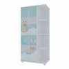 Guarda Roupa Infantil 2P Mundo Encantado Pés Baby Gelius Branco