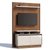 Estante Home Sala Para TV 42 Polegadas Fit 1.2 Imcal Freijó/Off White