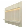 Home Ripado Para TV 85 Polegadas Com LED 230x250 Nobre Gelius Off White