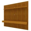 Home Painel Ripado 3D Para TV 75 Polegadas 224 x 220 Requinte Clean Gelius Naturale
