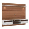 Painel Home Suspenso Para TV 60 Angra Mirarack Castanho/Off White
