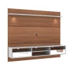 Home Suspenso Para TV 60 Angra Com Espelho Mirarack Castanho/Off White
