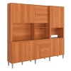 Cozinha Grande Completa 240x220cm 10 Portas 3 Gavetas Astra 2.4 Lukaliam Jequitiba