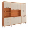 Cozinha Grande Completa 255x220cm 12 Portas 3 Gavetas Pulse 2.6 Lukaliam Jequitiba/Areia