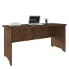 Escrivaninha Mesa Escritório 160cm 2 Gavetas Cannes RV Móveis Noce