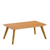 Mesa de Centro Sala Estar Retangular 91x52 Classic Imcal Nature