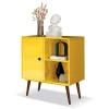 Mesa de Apoio Livreiro Retrô Duna EDN Amarelo