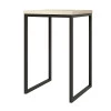 Mesa de Apoio Para Sala 40x40 Iron EAX Móveis Off White
