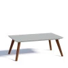 Mesa de Centro Sala Estar Retangular 91x52 Classic Imcal Branco